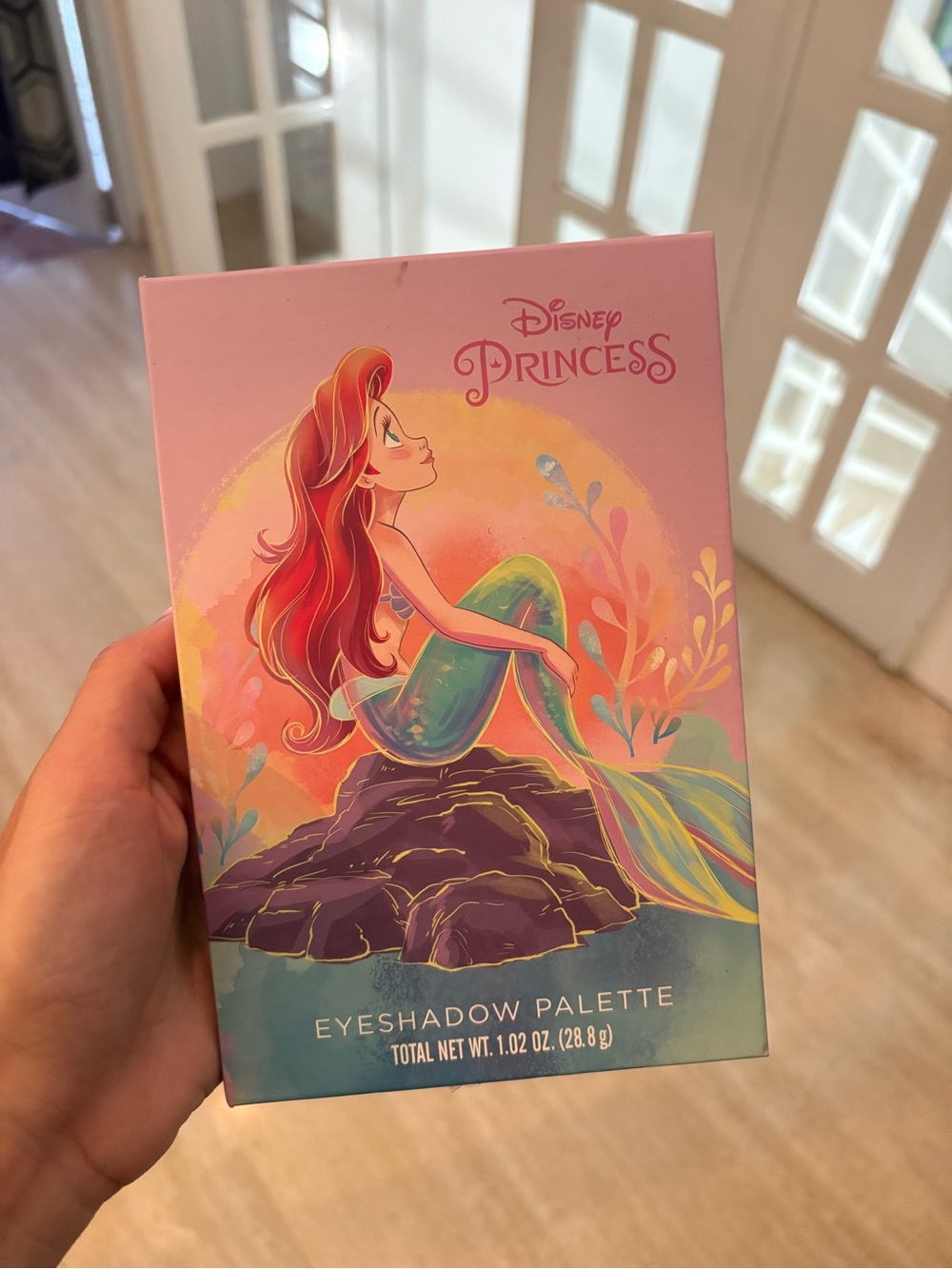Disney Princess The Little Mermaid Ariel Eyeshadow Palette - Pink & Teal Artwork